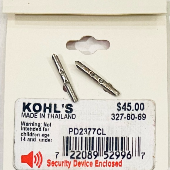 NWT Sterling silver & crystal “diamond” stopper for charm bracelet - Picture 2 of 2